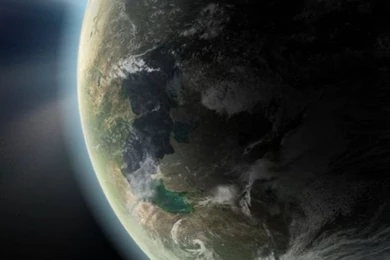 Planet In Outer Space iPhone 5 Wallpapers