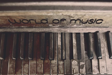 Piano, Music, Vintage Wallpapers HD