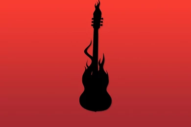 Gibson Sg In Flames By Venom02 On DeviantArt