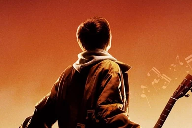 Download Wallpapers 800x1280 August Rush, Guy, Music, Play, City ...