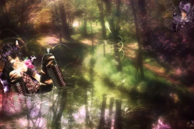 Cat's Fairy Forest  Wallpapers By Cainael On DeviantArt