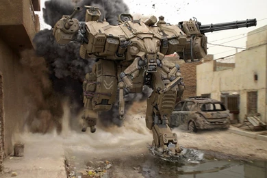 1920x1080 The Fiddler Mech Roboter Wallpapers