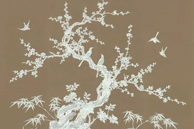 Porcelain Bird Chinoiserie Wallpapers By Peacock And Piano ...