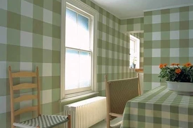 Turquoise Damask Wallpapers   Living Room