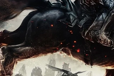 Dark Knight On A Horse iPhone 5 Wallpapers