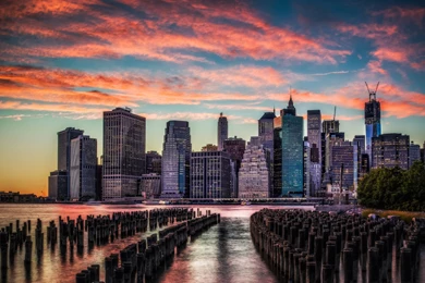 Manhattan skyline sunset.jpg
