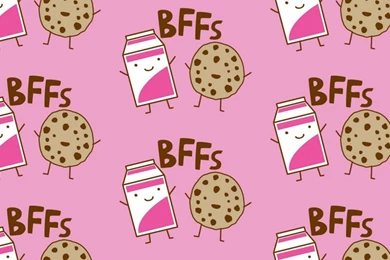 Milk And Cookies Are Bffs Ask.fm Backgrounds   Kawaii Wallpapers