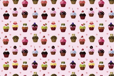 CUPCAKES WALLPAPER   (