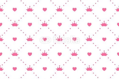 Princess Seamless Pattern Backgrounds Vector Illustration" Stock ...
