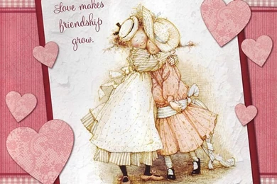 Holly Hobbie Illustrations Of Lovely Girls 3   Wallcoo.net