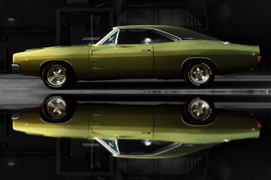 Dodge, Dodge Charger, Muscle Cars, Old Car, Car, Reflection ...