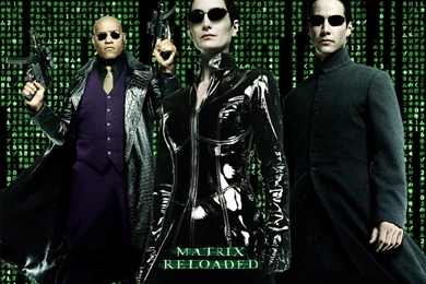 Neo, Morpheus, Trinity In "Matrix Reloaded", The Movie. Free ...