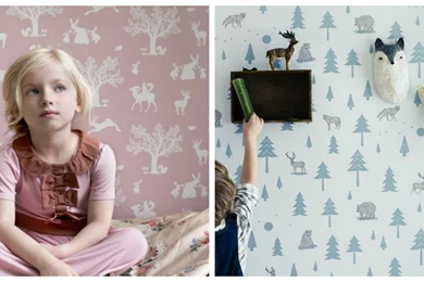 Stylish Kids Wallpapers From Hibou Home   Love Chic Living