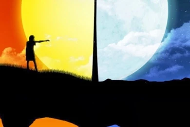 Dual Widescreen Wallpapers: Day And Night