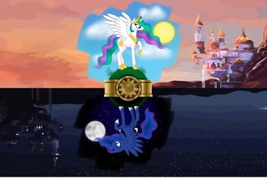 Wallpapers Princesses Of Day And Night By Barrfind On DeviantArt