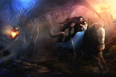 Horses Dragons Love Fantasy Dragon Dark Wallpapers