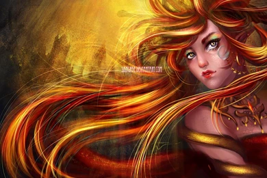 SCARLET GODDESS WALLPAPER   (