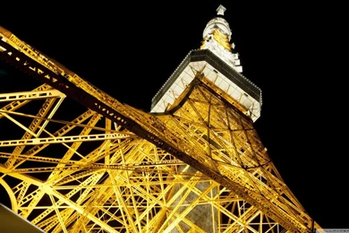 Tokyo Tower HD Desktop Wallpapers : High Definition : Fullscreen ...