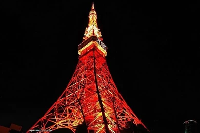 Tokyo Tower Photos   Illuminated Tokyo Tower At Night28   Wallcoo.net