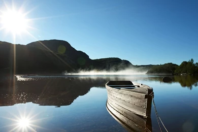 Lonely Boat HD Wallpaper, Lonely Boat Images Free
