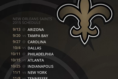 New Orleans Saints   2015 Schedule   Desktop & Mobile   Album On Imgur