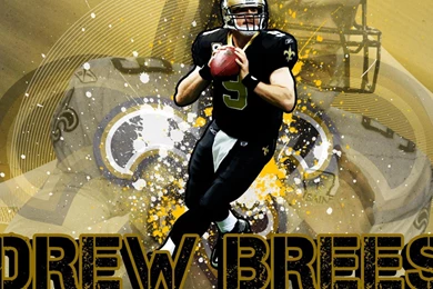 Drew Brees New Orleans Saints Qb Wallpapers   (