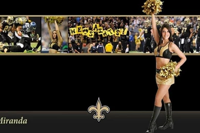 New Orleans Saints Cheerleader Wallpapers
