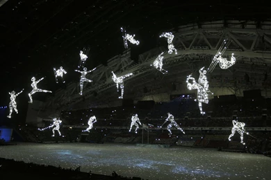 Sports Arena At The Opening Of The Olympic Games In Sochi ...