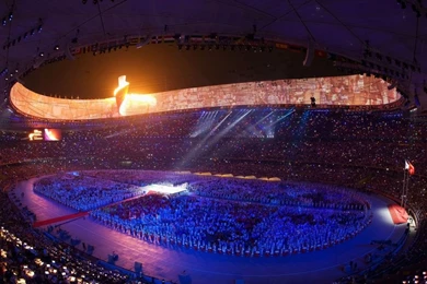 Beijing Olympic Games Opening HD Desktop Wallpapers : Widescreen ...