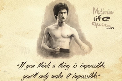 Bruce Lee Mativation Quotes