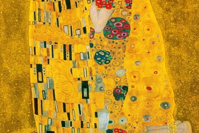 Gustav Klimt   The Kiss, 1907 1908 Wall Mural