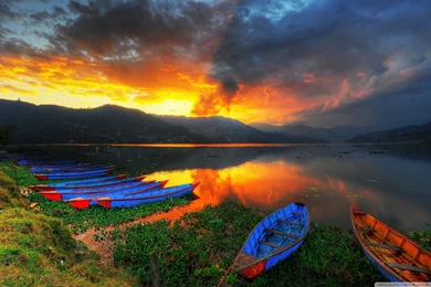 Wallpapers Cigar And Cigarette Boats Lake Scenery Hd High ...