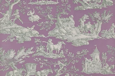 Patterned Wallpapers / Scenic / Paper / Traditional   LA MUSARDIERE ...