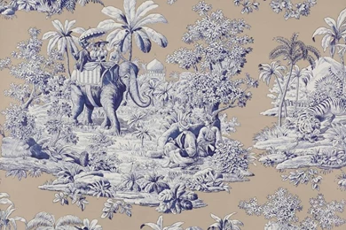 Patterned Wallpapers / Scenic / Fabric / Traditional   BENGALE ...