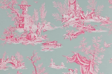 Patterned Wallpapers / Scenic / Paper / Classic   TRIANON : JARDIN ...