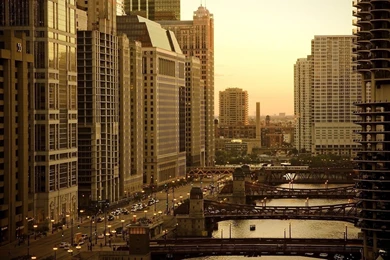 1920x1080 Chicago Twilight Wallpapers