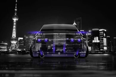 Nissan Skyline GTR R32 JDM Back Crystal City Car 2014 « El Tony