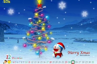 Christmas Doraemon Wallpapers Desktop