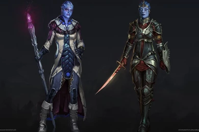 Download 1920x1200 Dragon Effect Liara And Samara Wallpapers