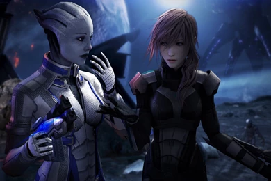Same Voices?   Lightning And Liara By Andersoncathy On DeviantArt