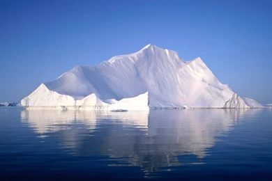 My Wallpapers Corner: Ice Mountain On The Sea Wallpapers