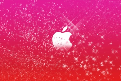 Pink Apple Logo Desktop Backgrounds
