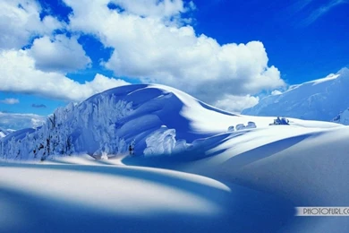 Landscape Ice And Mountains Wallpapers