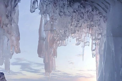 Ice Mountain Landscape iPhone 4s Wallpapers Download