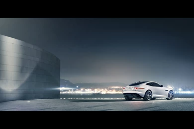 2560x1600 2014 Jaguar F Type R Coupe Polaris White Static Rear ...