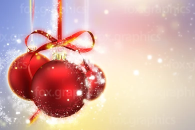 Christmas Balls Backgrounds   Fox Graphics