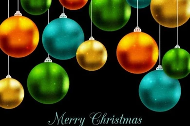 Realistic Christmas Balls Backgrounds Vector