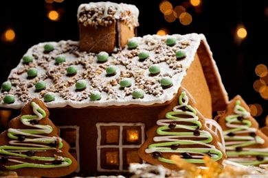 Gingerbread House HD Desktop Wallpapers : High Definition ...