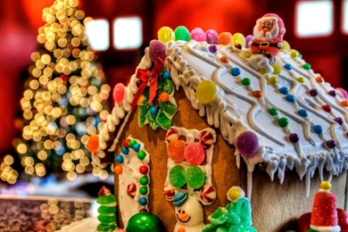 Christmas Gingerbread HD Desktop Wallpapers : Widescreen : High ...