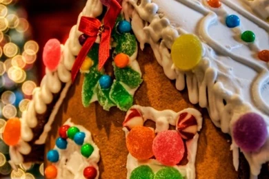 Christmas Gingerbread HD Desktop Wallpapers : Widescreen : High ...